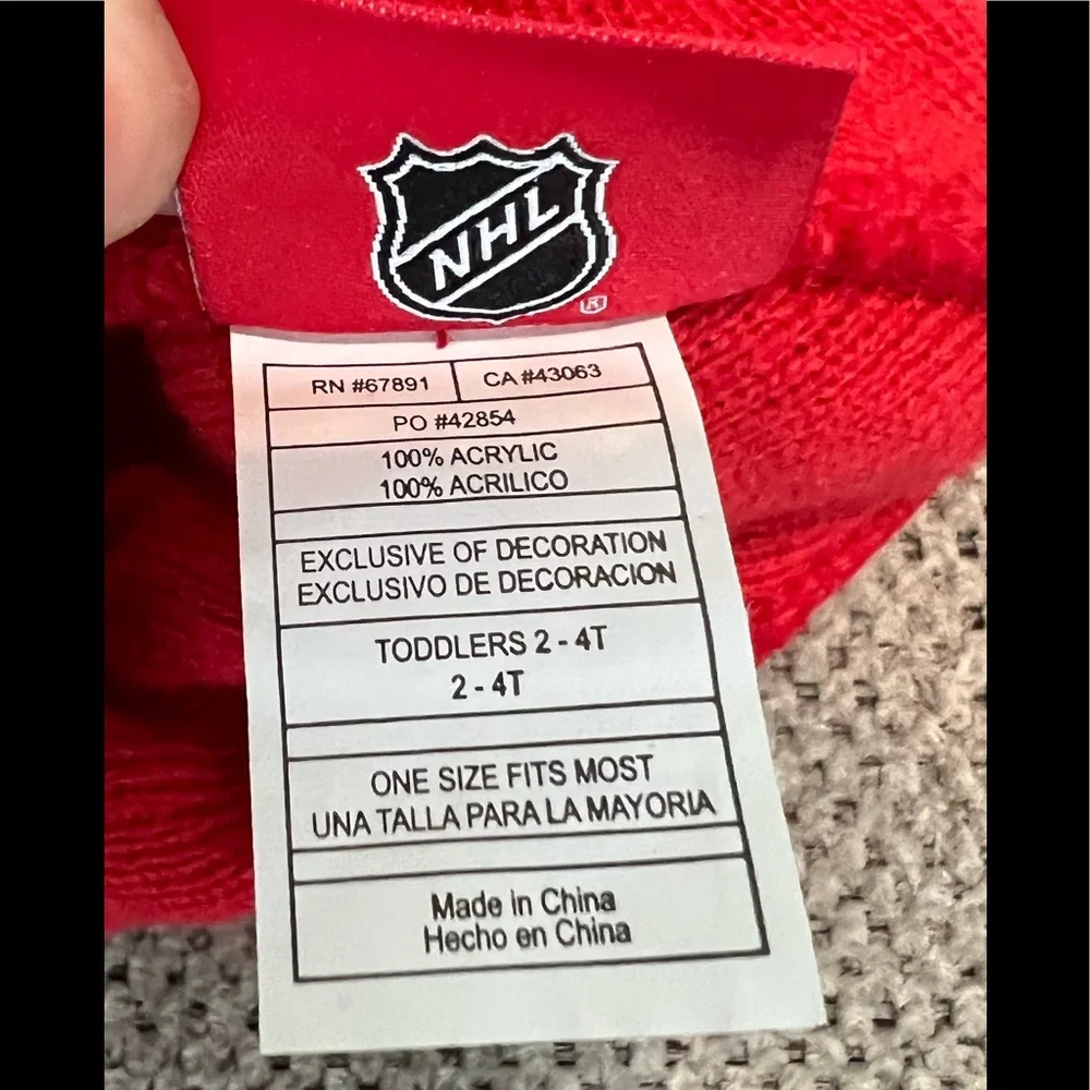 Chicago‎ Blackhawks Toddler Beanie 2-4